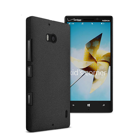 Funda Dura Plastico Rigida Mate para Nokia Lumia 930 Negro
