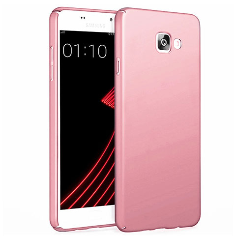 Funda Dura Plastico Rigida Mate para Samsung Galaxy A5 (2017) Duos Oro Rosa