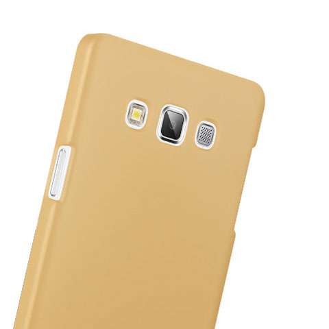 Funda Dura Plastico Rigida Mate para Samsung Galaxy DS A300G A300H A300M Oro