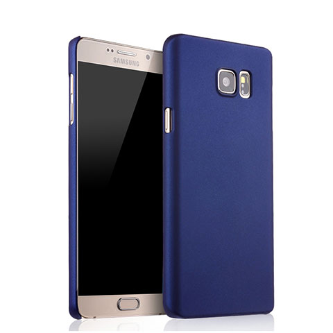Funda Dura Plastico Rigida Mate para Samsung Galaxy Note 5 N9200 N920 N920F Azul