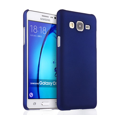 Funda Dura Plastico Rigida Mate para Samsung Galaxy On7 G600FY Azul