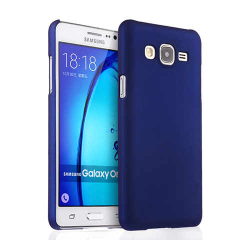 Funda Dura Plastico Rigida Mate para Samsung Galaxy On7 Pro Azul