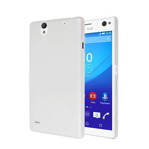 Funda Dura Plastico Rigida Mate para Sony Xperia C4 Blanco