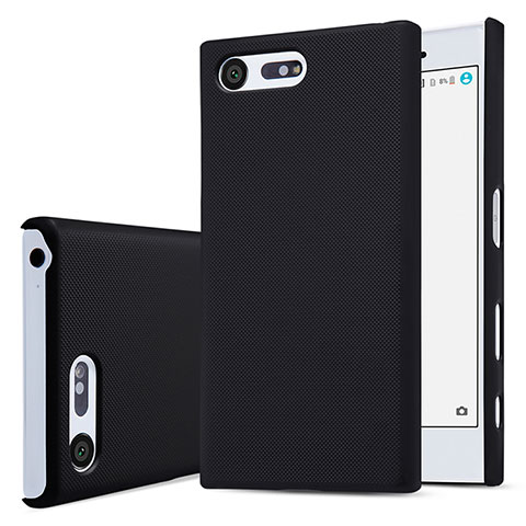 Funda Dura Plastico Rigida Mate para Sony Xperia X Compact Negro