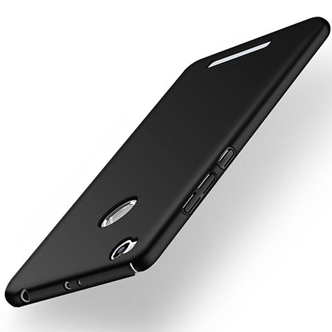 Funda Dura Plastico Rigida Mate para Xiaomi Redmi 3S Prime Negro