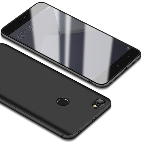 Funda Dura Plastico Rigida Mate para Xiaomi Redmi Note 5A Prime Negro