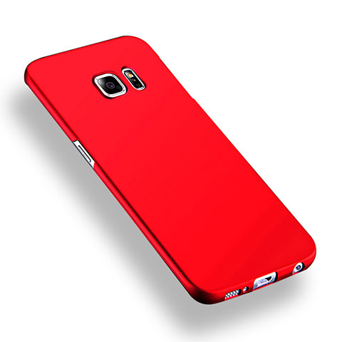 Funda Dura Plastico Rigida Mate Q02 para Samsung Galaxy S6 Edge+ Plus SM-G928F Rojo