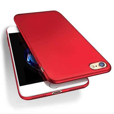 Funda Dura Plastico Rigida Mate Q03 para Apple iPhone 8 Rojo