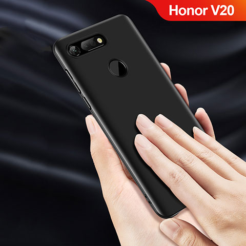 Funda Dura Plastico Rigida Mate Q04 para Huawei Honor View 20 Negro