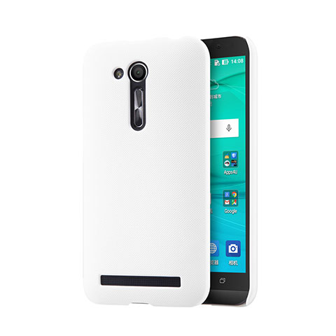 Funda Dura Plastico Rigida Perforada para Asus Zenfone Go ZB452KG ZB551KL Blanco