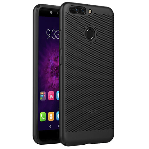 Funda Dura Plastico Rigida Perforada para Huawei Honor 8 Pro Negro