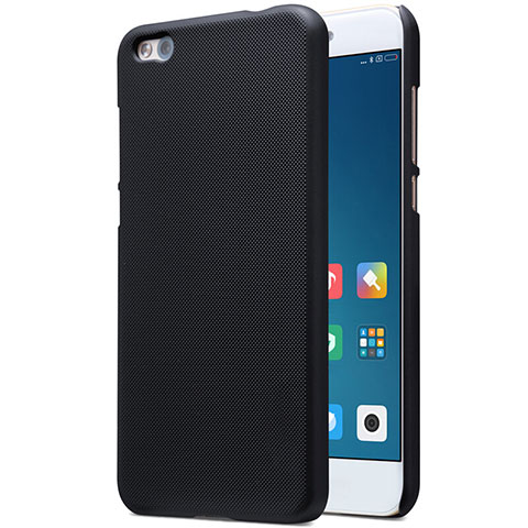 Funda Dura Plastico Rigida Perforada para Xiaomi Mi 5C Negro