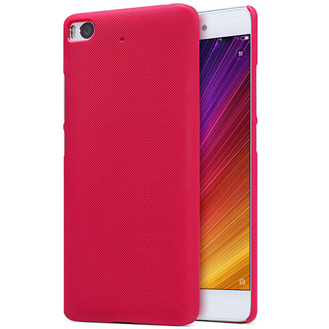 Funda Dura Plastico Rigida Perforada para Xiaomi Mi 5S 4G Rojo