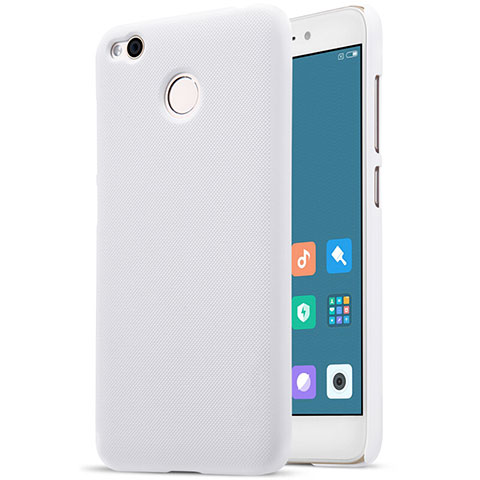 Funda Dura Plastico Rigida Perforada para Xiaomi Redmi 4X Blanco
