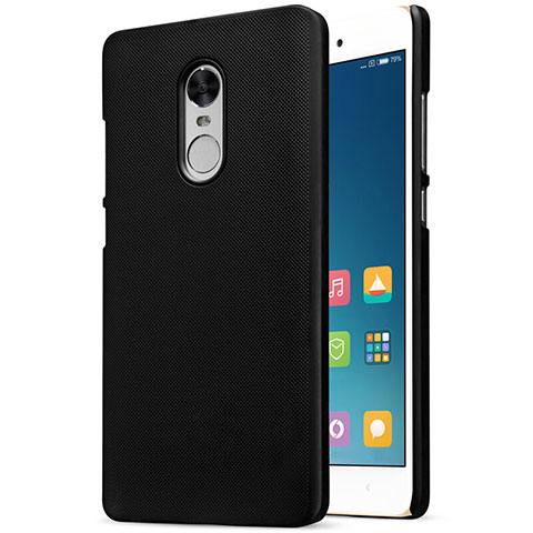 Funda Dura Plastico Rigida Perforada para Xiaomi Redmi Note 4 Standard Edition Negro