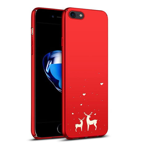 Funda Dura Plastico Rigida Reno para Apple iPhone 8 Rojo