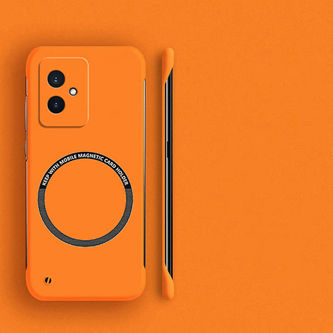 Funda Dura Plastico Rigida Sin Marco Carcasa Mate con Mag-Safe Magnetic para Huawei Honor 100 5G Naranja