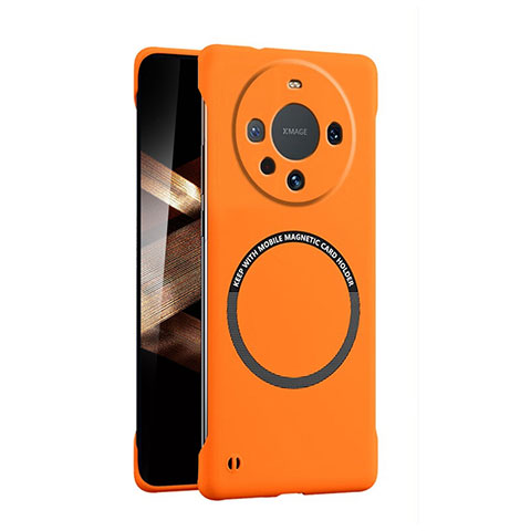 Funda Dura Plastico Rigida Sin Marco Carcasa Mate con Mag-Safe Magnetic para Huawei Mate 60 Naranja