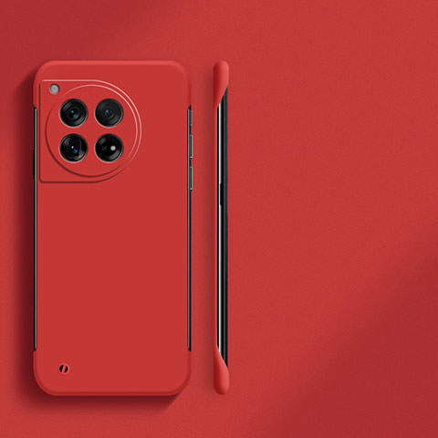 Funda Dura Plastico Rigida Sin Marco Carcasa Mate para OnePlus 12 5G Rojo