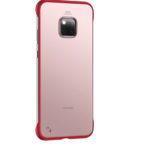 Funda Dura Ultrafina Carcasa Transparente Mate H01 para Huawei Mate 20 Pro Rojo