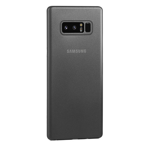 Funda Dura Ultrafina Carcasa Transparente Mate U01 para Samsung Galaxy Note 8 Duos N950F Gris