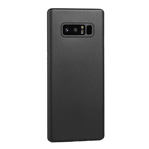 Funda Dura Ultrafina Carcasa Transparente Mate U01 para Samsung Galaxy Note 8 Duos N950F Negro