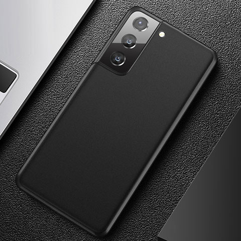 Funda Dura Ultrafina Carcasa Transparente Mate U01 para Samsung Galaxy S21 Plus 5G Negro