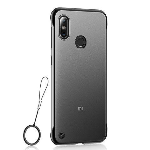 Funda Dura Ultrafina Carcasa Transparente Mate U01 para Xiaomi Mi 8 Negro