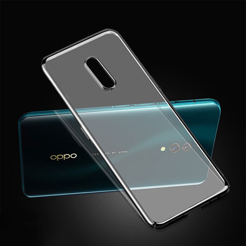 Funda Dura Ultrafina Transparente Carcasa para Oppo Realme X Negro