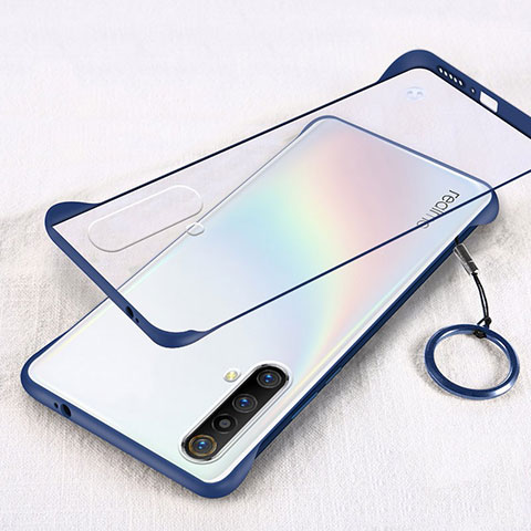 Funda Dura Ultrafina Transparente Carcasa para Realme X50 5G Azul