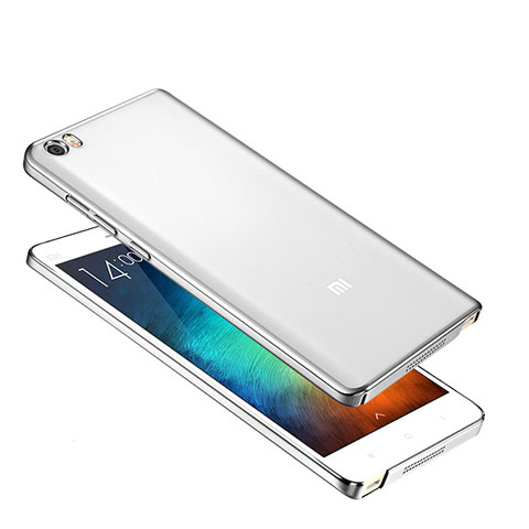 Funda Dura Ultrafina Transparente Carcasa para Xiaomi Mi Note Plata