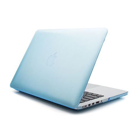 Funda Dura Ultrafina Transparente Mate para Apple MacBook Pro 13 pulgadas Azul