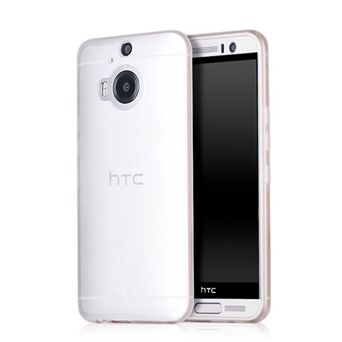Funda Dura Ultrafina Transparente Mate para HTC One M9 Plus Blanco
