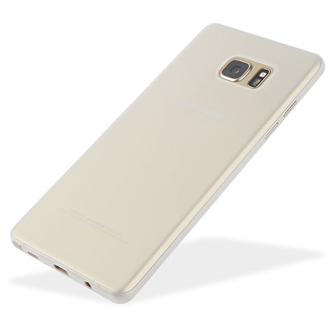 Funda Dura Ultrafina Transparente Mate T01 para Samsung Galaxy Note 7 Blanco