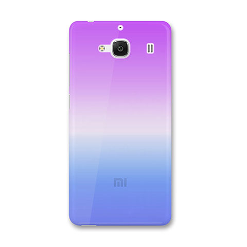 Funda Gel Ultrafina Transparente Gradiente para Xiaomi Redmi 2 Azul