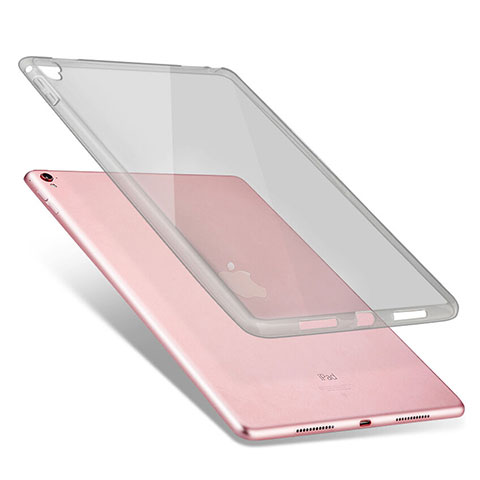 Funda Gel Ultrafina Transparente para Apple iPad Pro 9.7 Gris