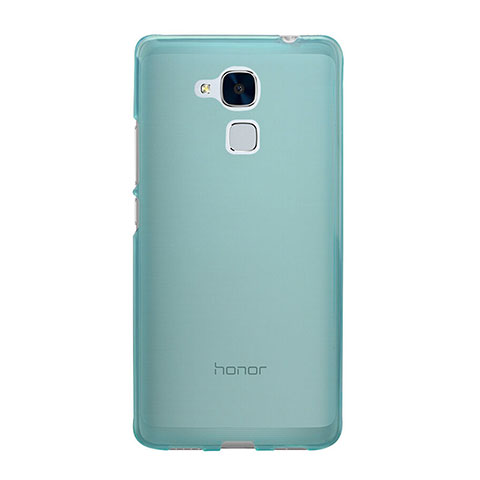 Funda Gel Ultrafina Transparente para Huawei Honor 5C Azul