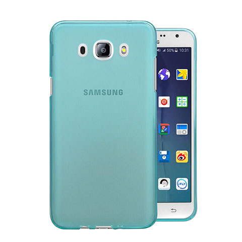 Funda Gel Ultrafina Transparente para Samsung Galaxy J5 Duos (2016) Azul