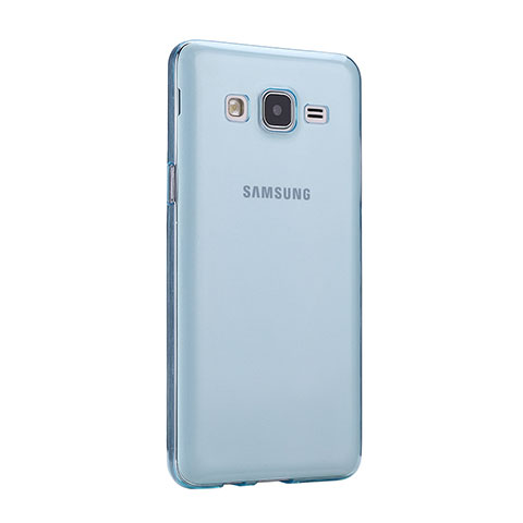 Funda Gel Ultrafina Transparente para Samsung Galaxy On5 G550FY Azul