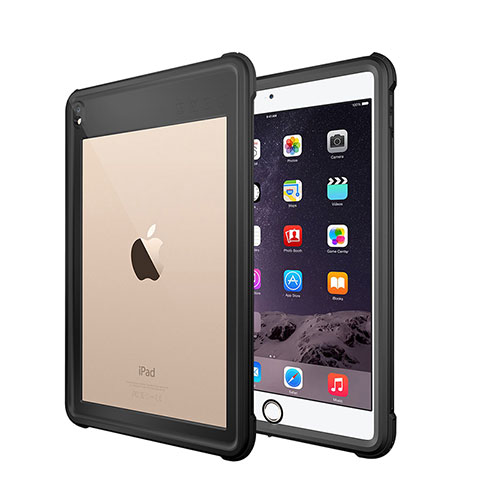 Funda Impermeable Bumper Silicona y Plastico Waterproof Carcasa 360 Grados para Apple iPad Air 3 Negro