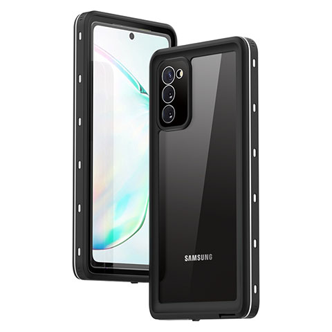 Funda Impermeable Bumper Silicona y Plastico Waterproof Carcasa 360 Grados para Samsung Galaxy Note 20 5G Blanco