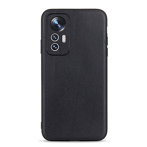 Funda Lujo Cuero Carcasa B01H para Xiaomi Mi 12S 5G Negro