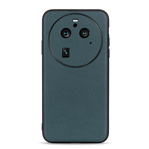Funda Lujo Cuero Carcasa B05H para Oppo Find X6 Pro 5G Verde