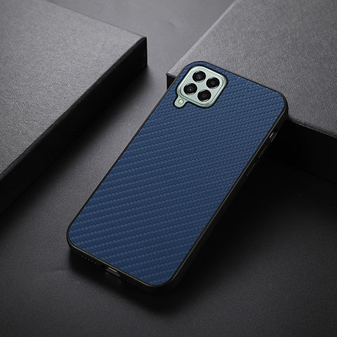 Funda Lujo Cuero Carcasa B05H para Samsung Galaxy M33 5G Azul