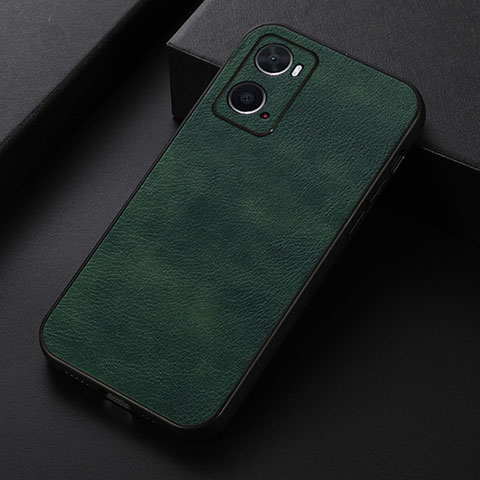 Funda Lujo Cuero Carcasa B06H para Oppo A76 Verde