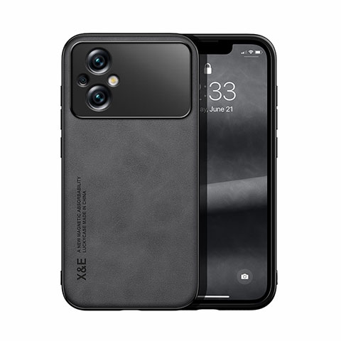Funda Lujo Cuero Carcasa DY1 para Xiaomi Poco M5 4G Negro