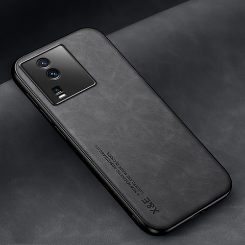 Funda Lujo Cuero Carcasa DY2 para Vivo iQOO Neo7 5G Negro