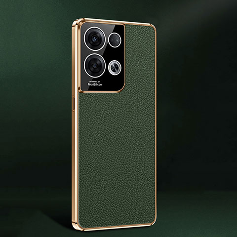 Funda Lujo Cuero Carcasa JB2 para Oppo Reno8 Pro+ Plus 5G Verde