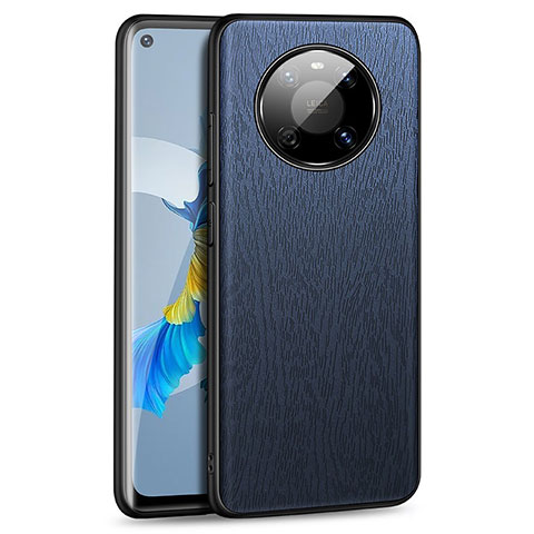 Funda Lujo Cuero Carcasa K01 para Huawei Mate 40E 4G Azul