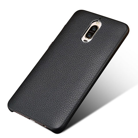 Funda Lujo Cuero Carcasa L01 para Huawei Mate 9 Pro Negro